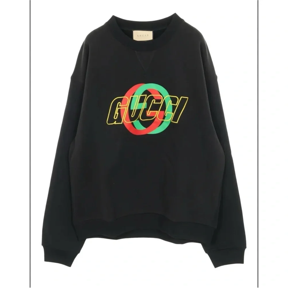 Gucci interlocking G jersey, cotton logo sweatshirt size XXL made in Italy